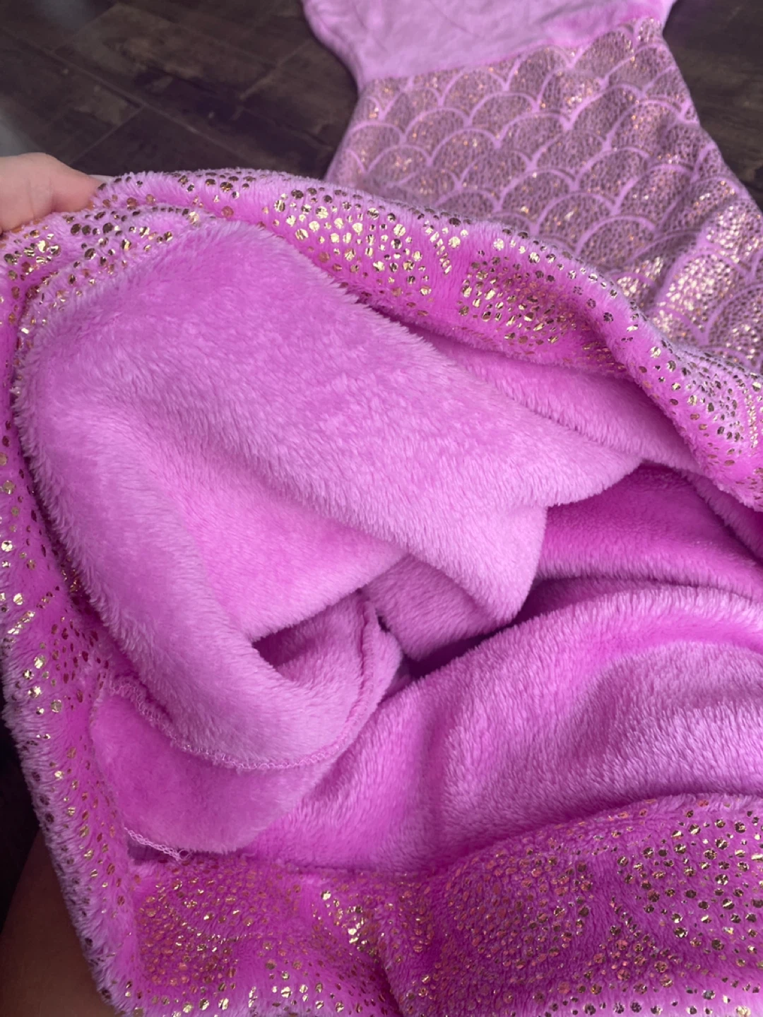 Justice Mermaid Tail Blanket - photo 3