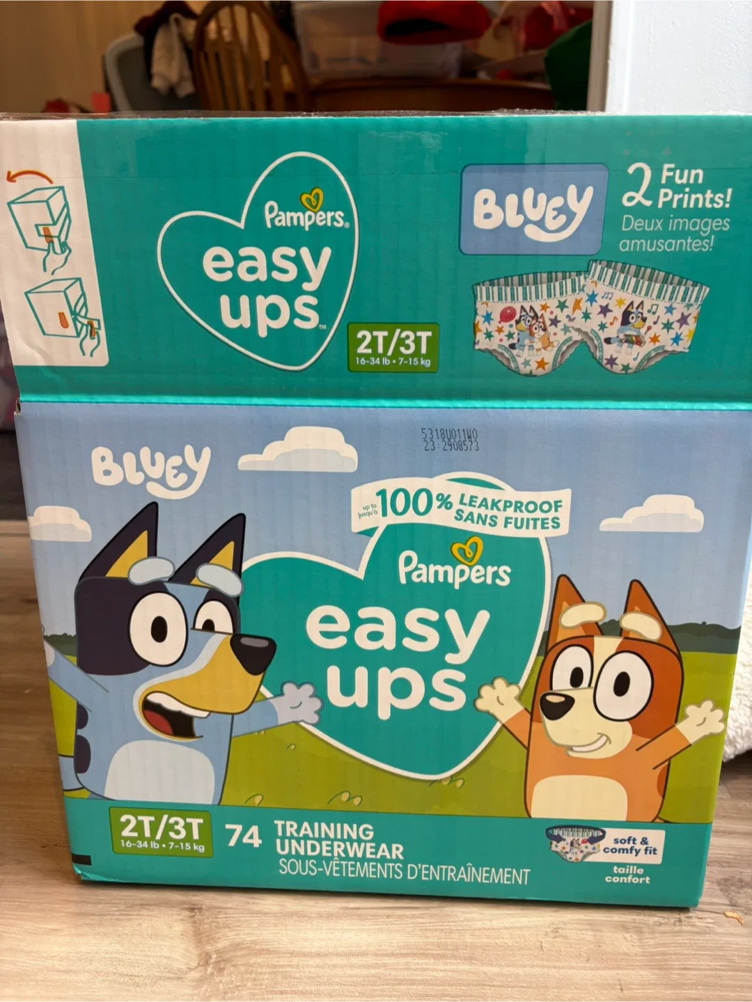 Pampers Easy Ups Bluey 2T/3T