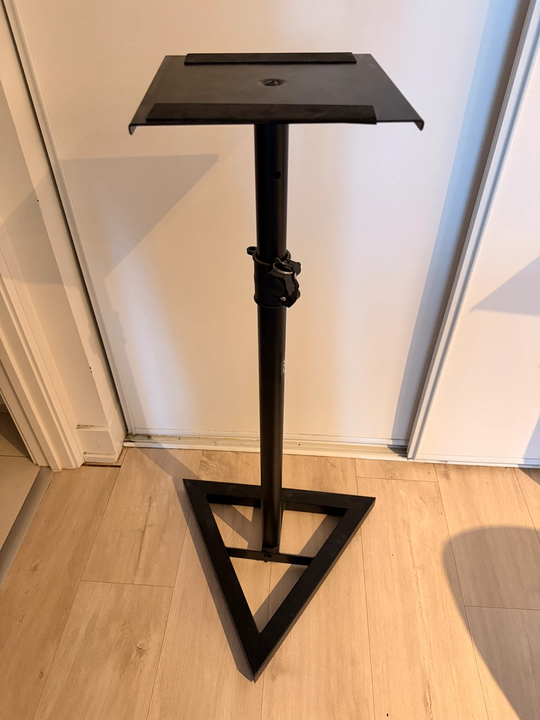 Pair of Black Studio Monitor Stands - photo 2