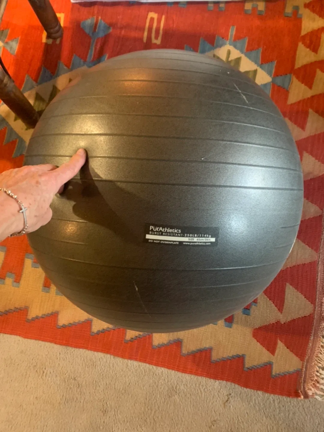 FREE ‼️Pur Athletics Exercise Ball - 65cm