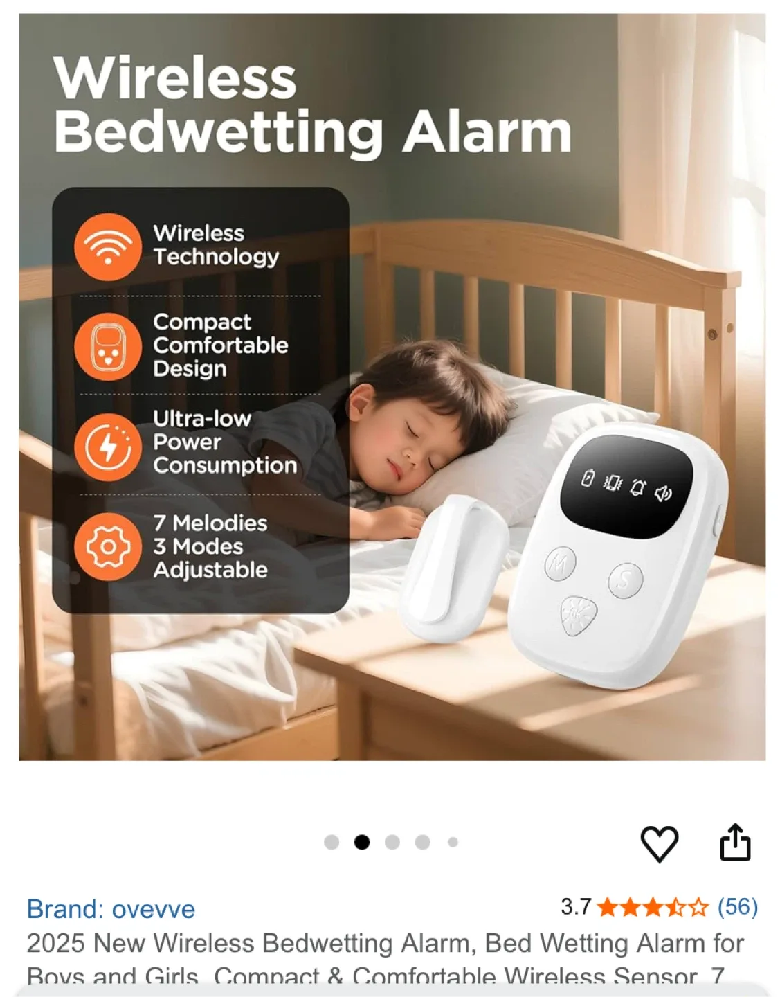 Wireless Bedwetting Alarm image indicator(3)