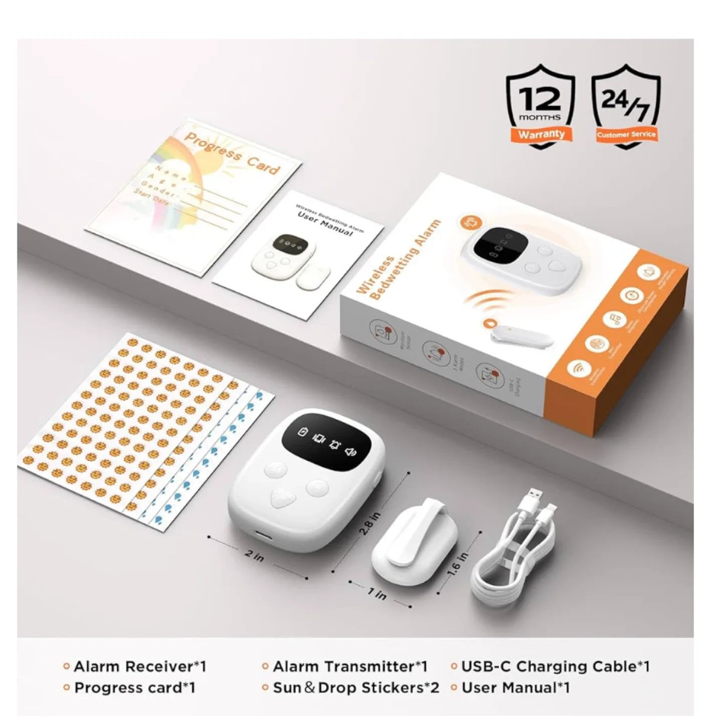 Wireless Bedwetting Alarm image indicator(2)