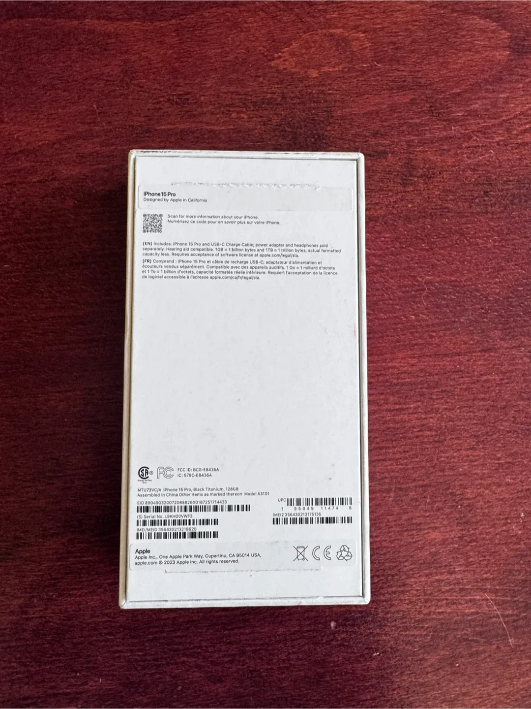 iPhone 15 Pro – 128GB – 89% Battery – Box Included image indicator(6)