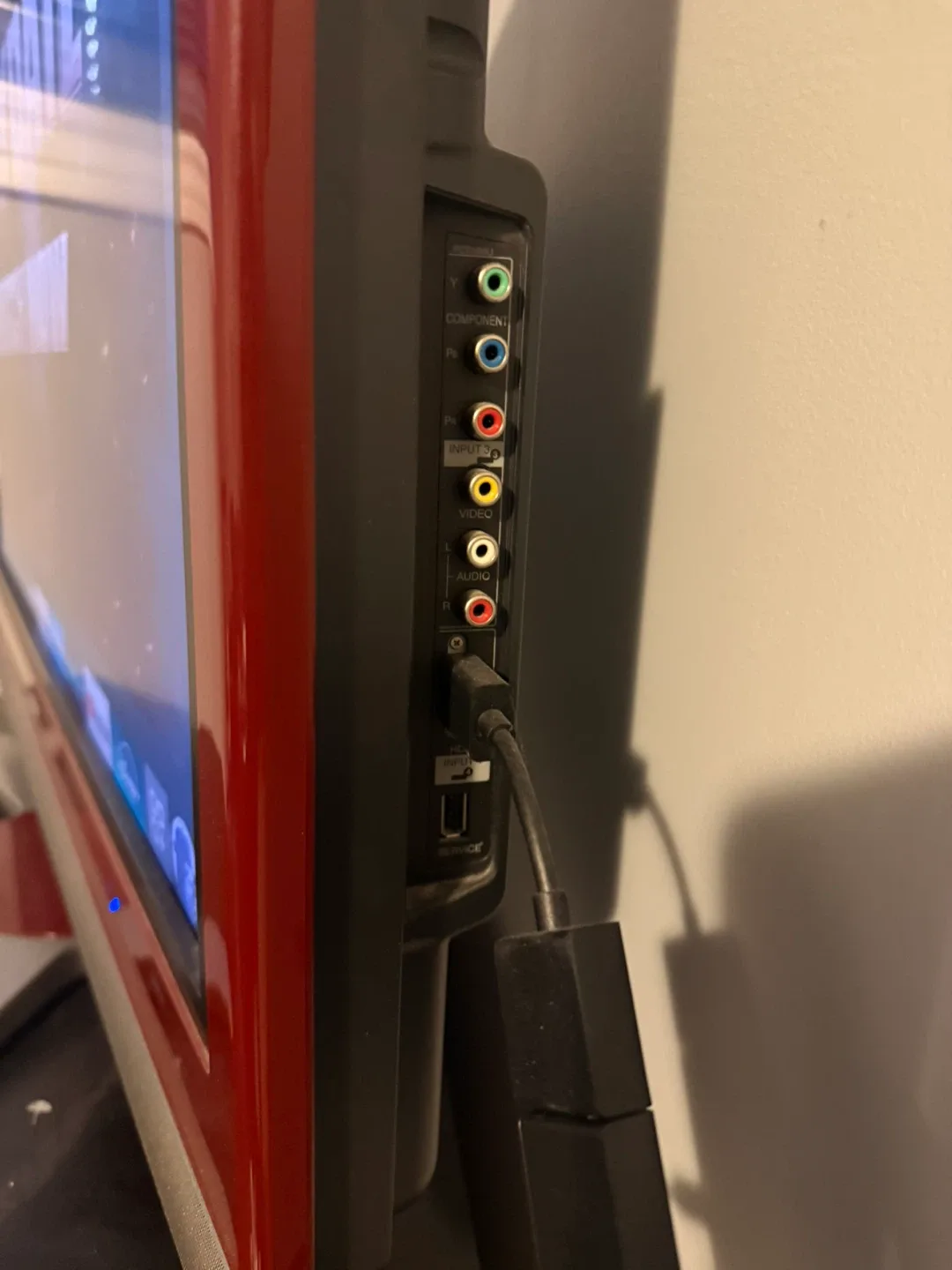 Sharp Aquos TV 30”, works great, no remote image indicator(2)