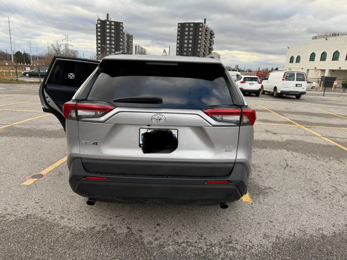 Silver Toyota RAV4