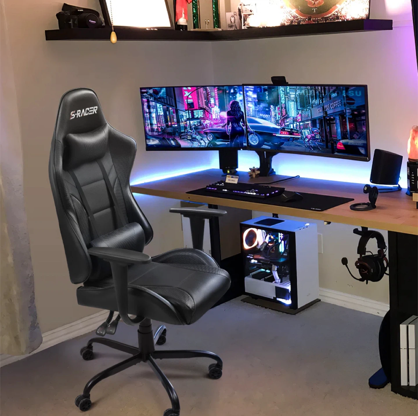 S-Racer Gaming Chair - Black