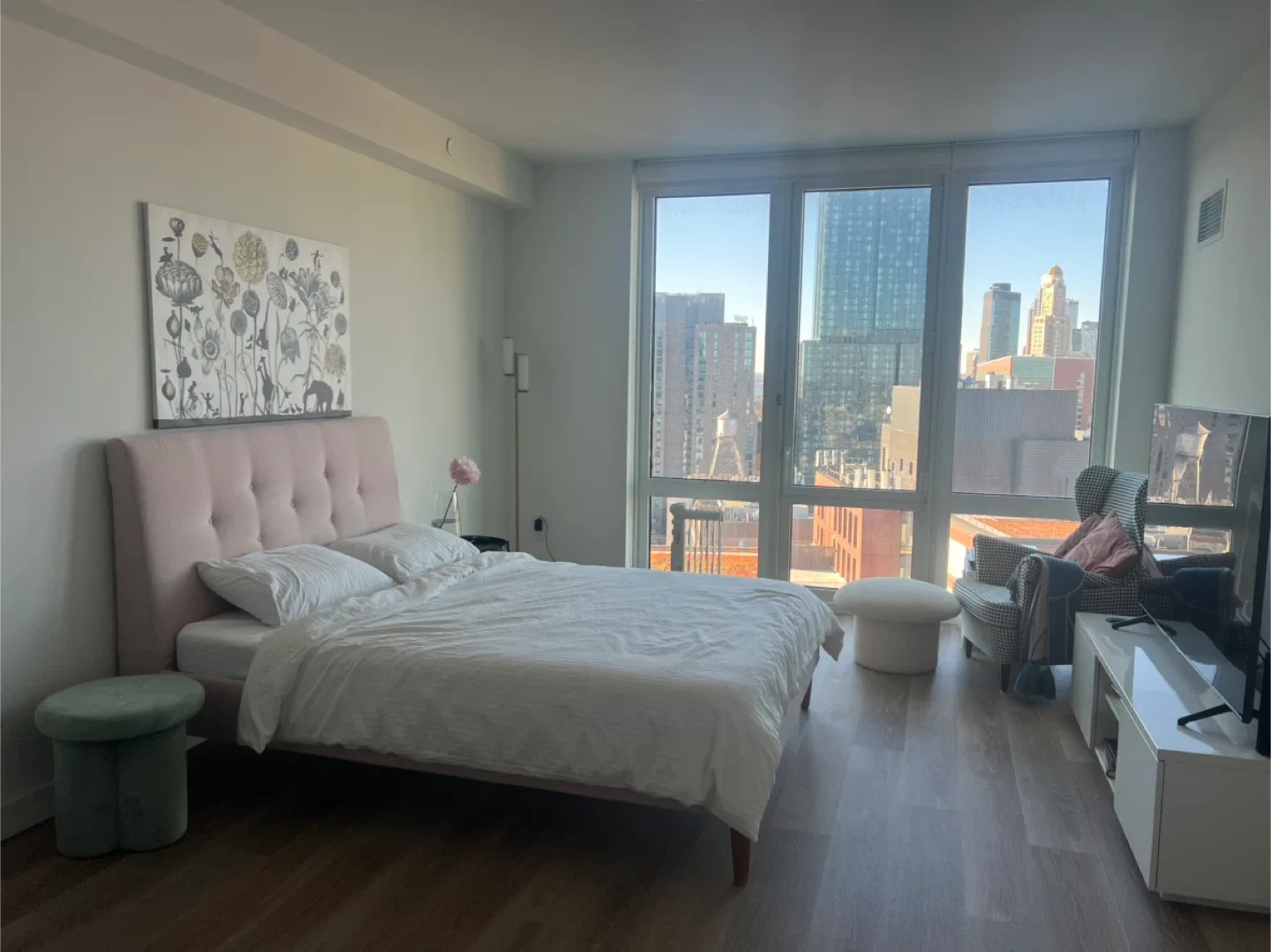 Queen Bed Frame Upholstered