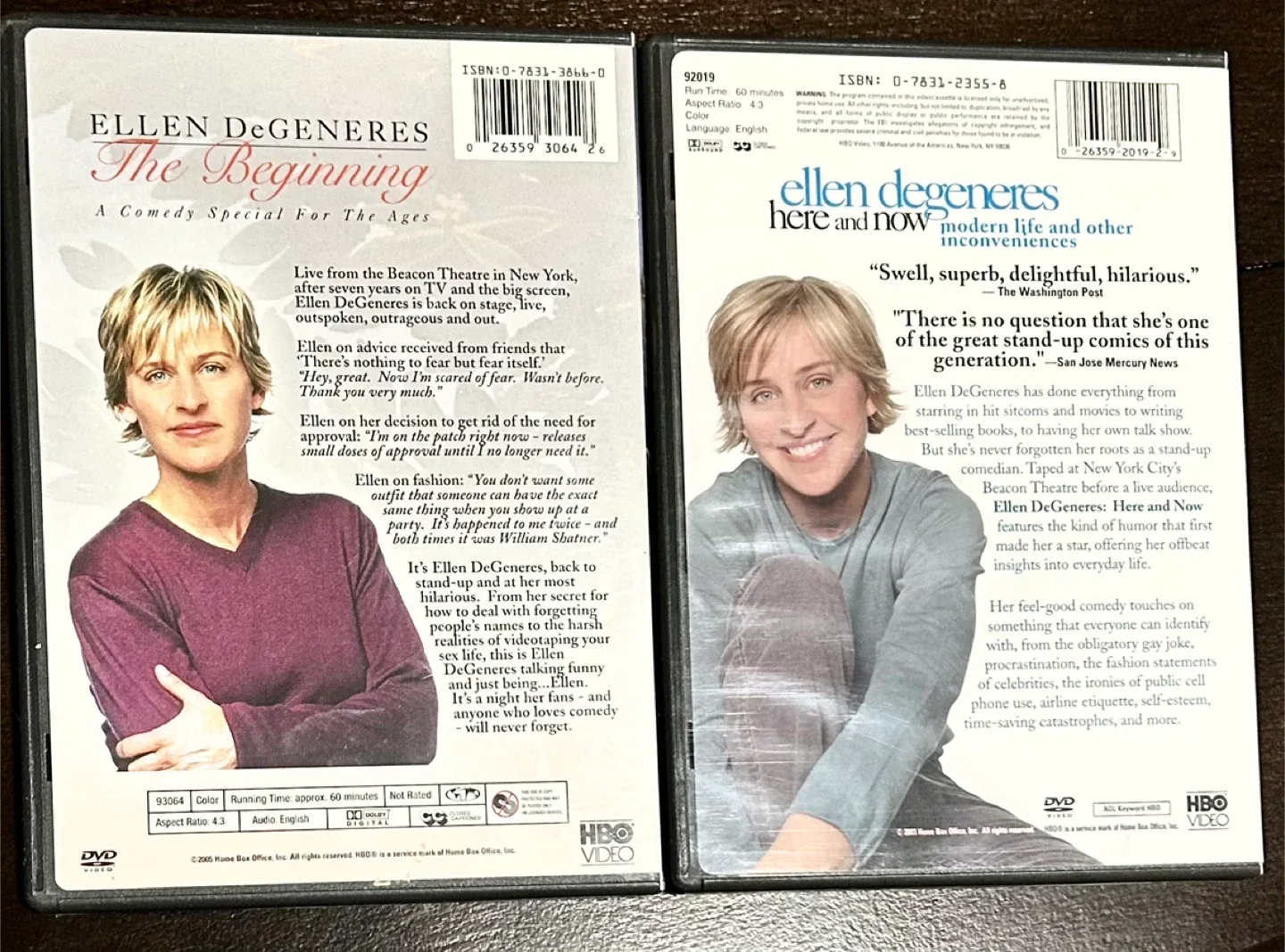 2 Ellen DeGeneres DVDs image indicator(2)