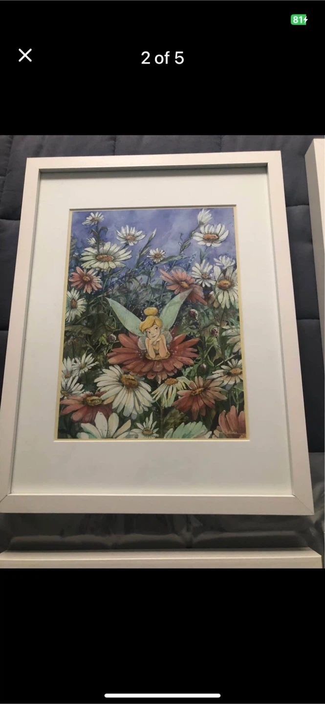 Tinkerbell Framed Art Prints & Figurines - photo 2