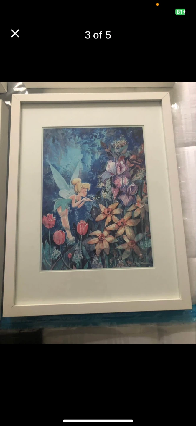 Tinkerbell Framed Art Prints & Figurines - photo 3