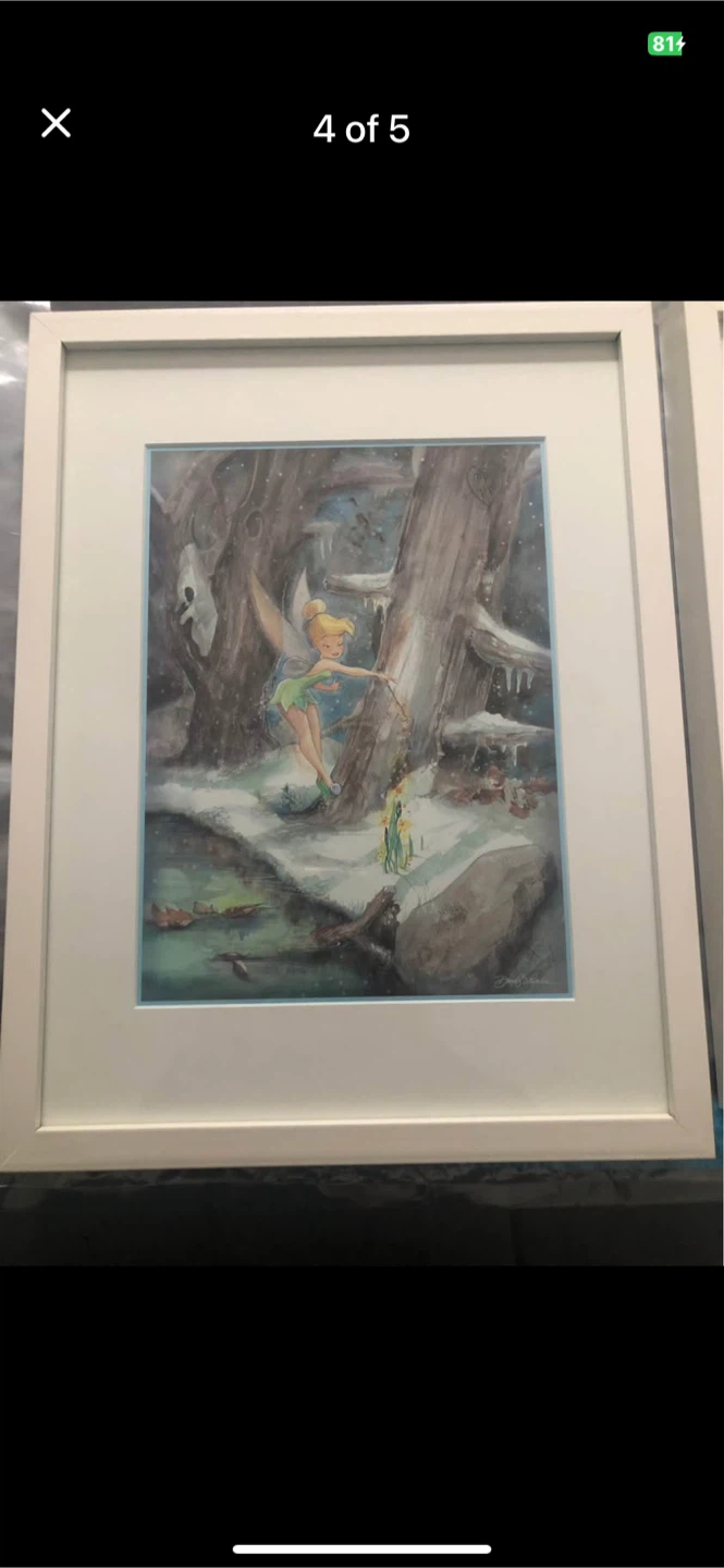 Tinkerbell Framed Art Prints & Figurines - photo 4