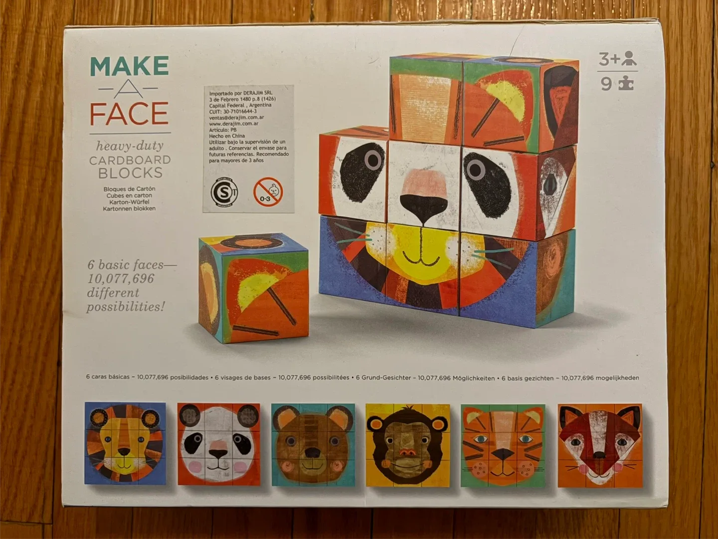 Crocodile Creek Make-A-Face Blocks (mix & match) image indicator(2)