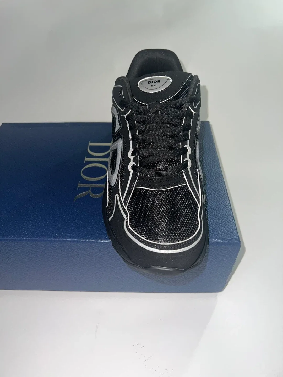 Dior Men's CD Diamond B33 Sneakers, Black