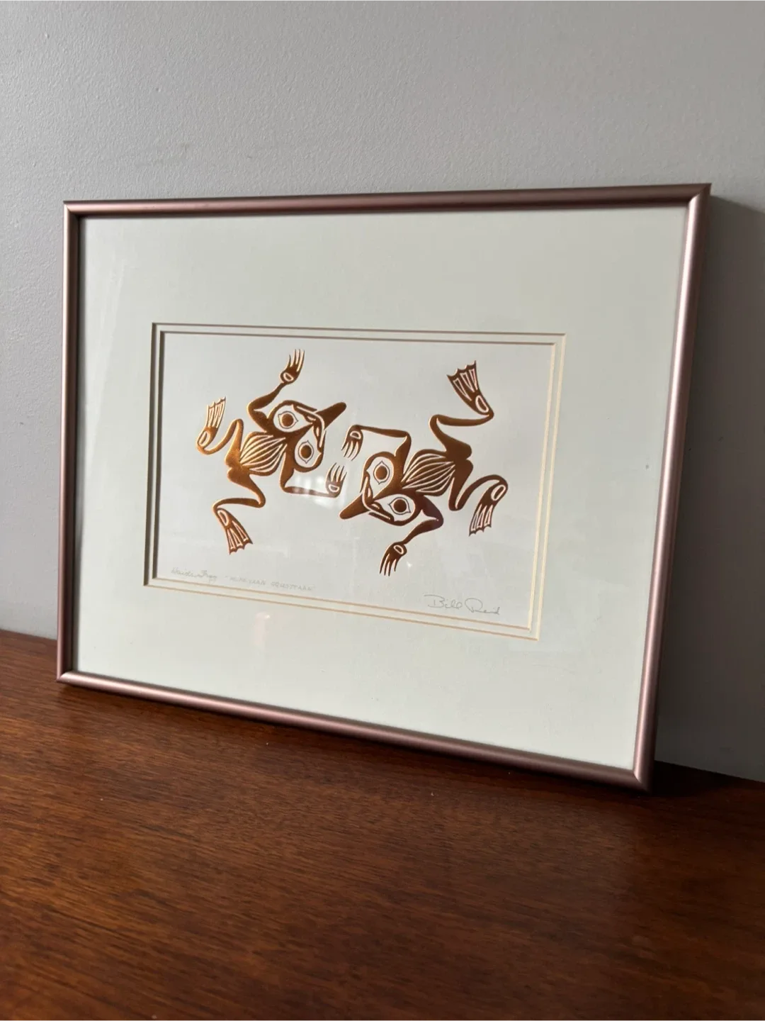 Bill Reid Haida Frog Print