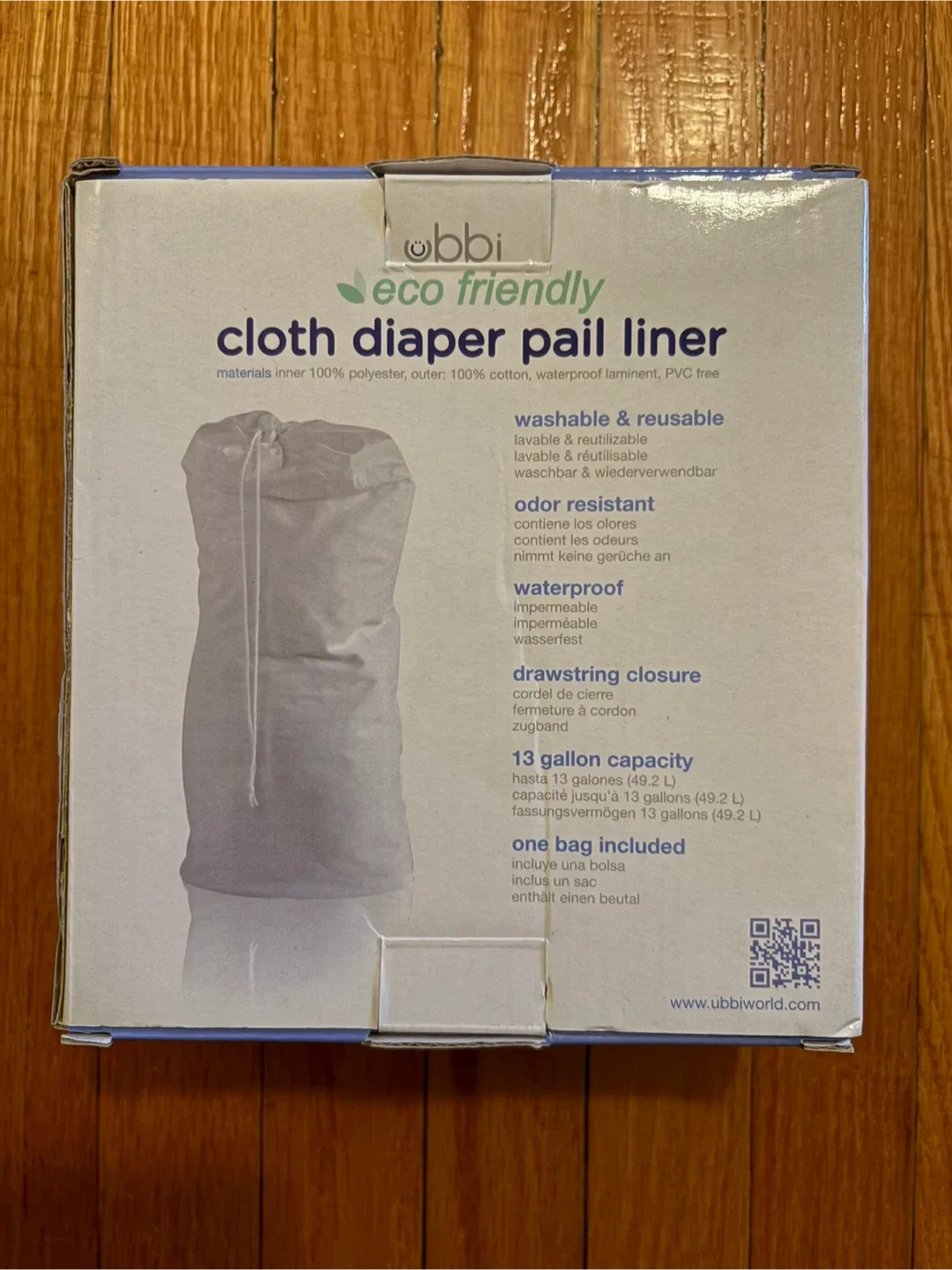 Ubbi Eco Friendly Cloth Diaper Pail Liner - New image indicator(2)