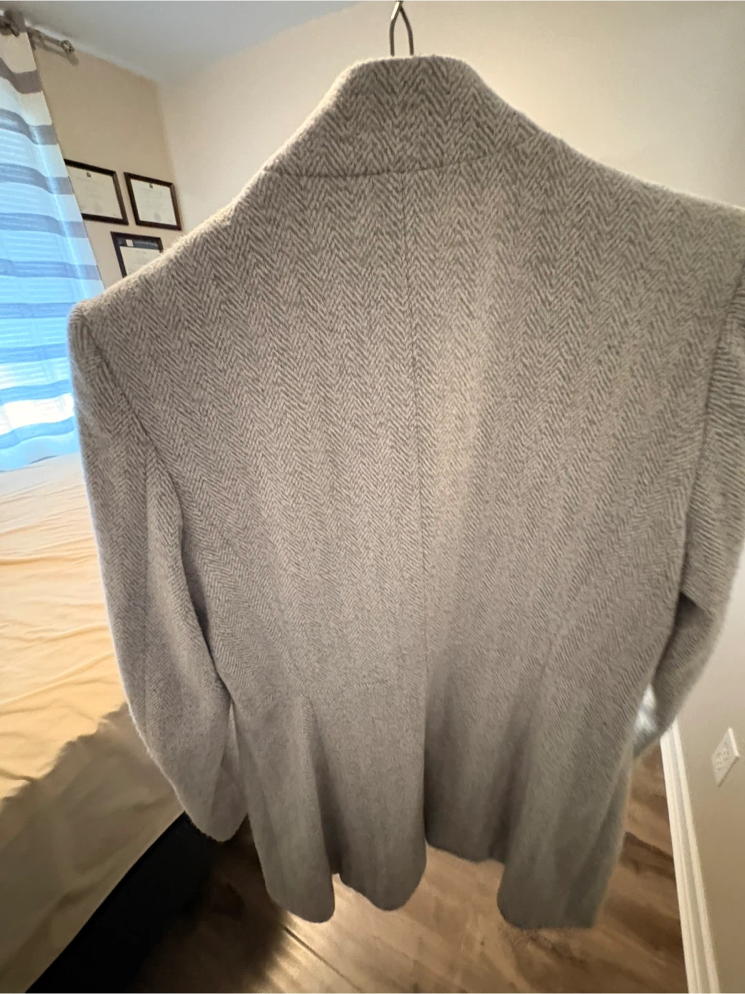 Zara Basic Grey Coat - Size S - photo 4