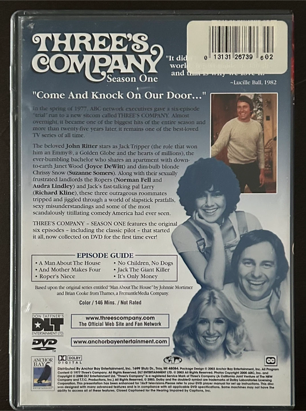 Three's Company Season One DVD - photo 2
