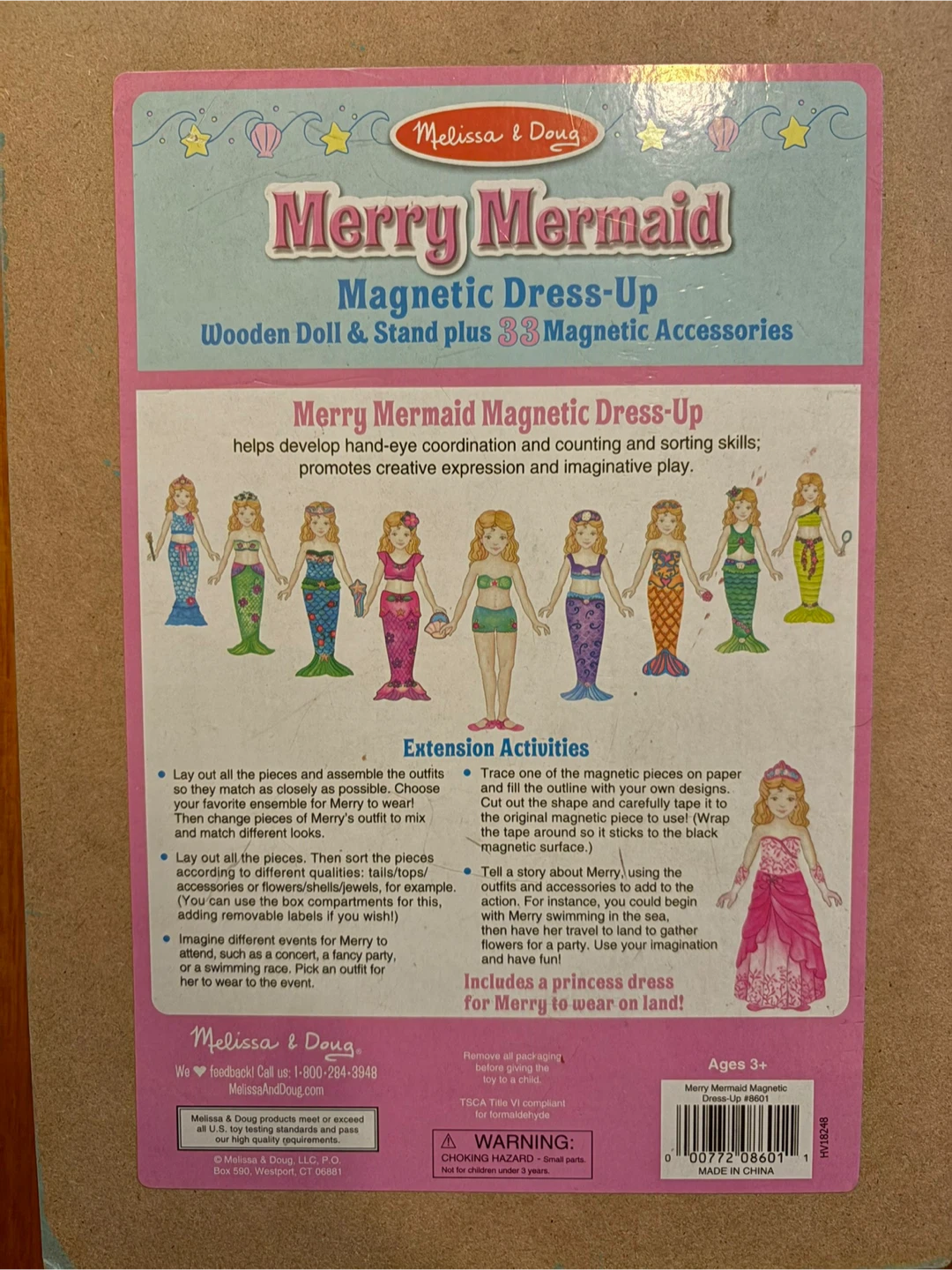 Melissa & Doug Merry Mermaid Magnetic Dress-Up Set - photo 2