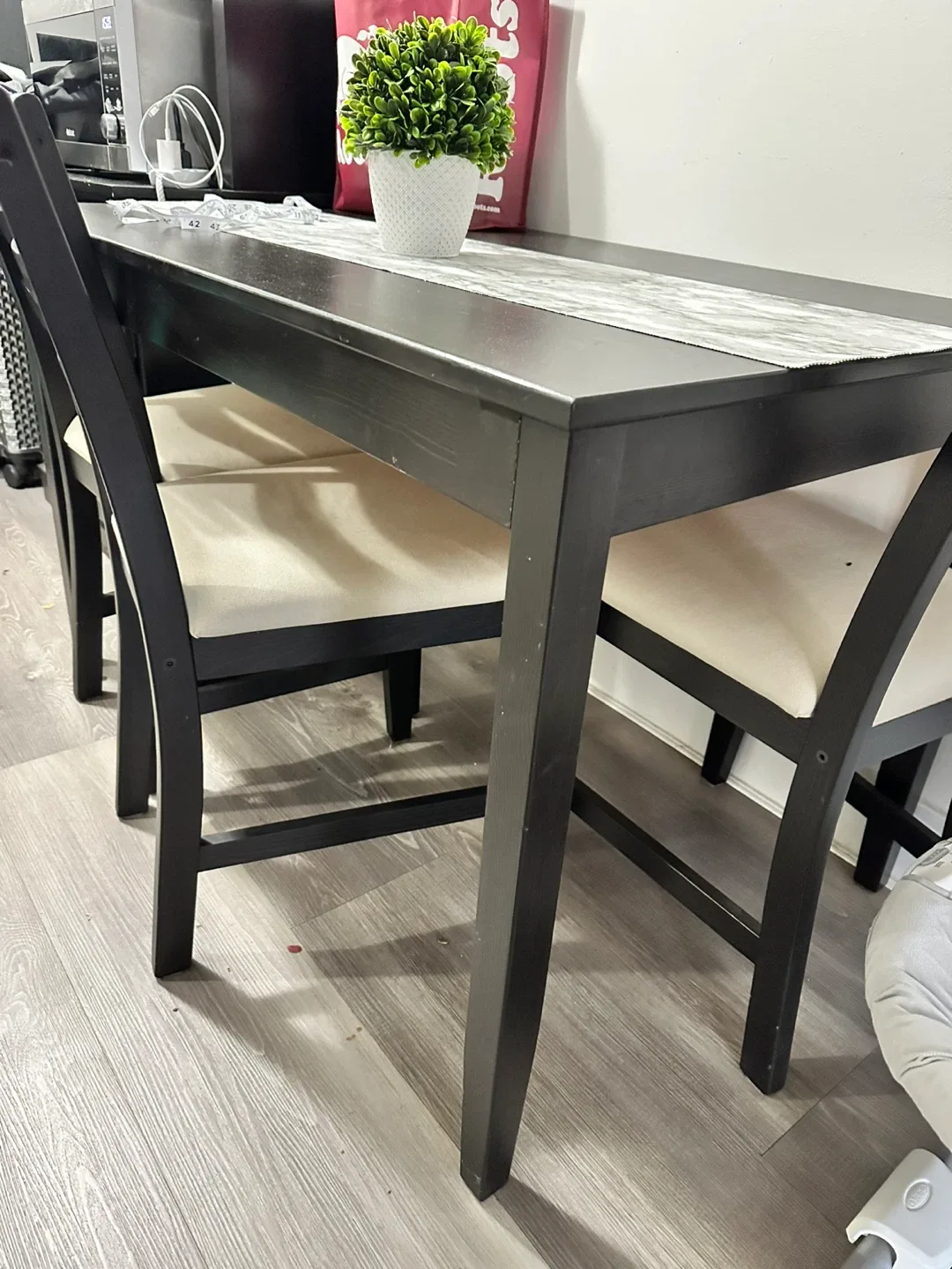 Dining Table with 4 Chairs - coffee colour image indicator(2)