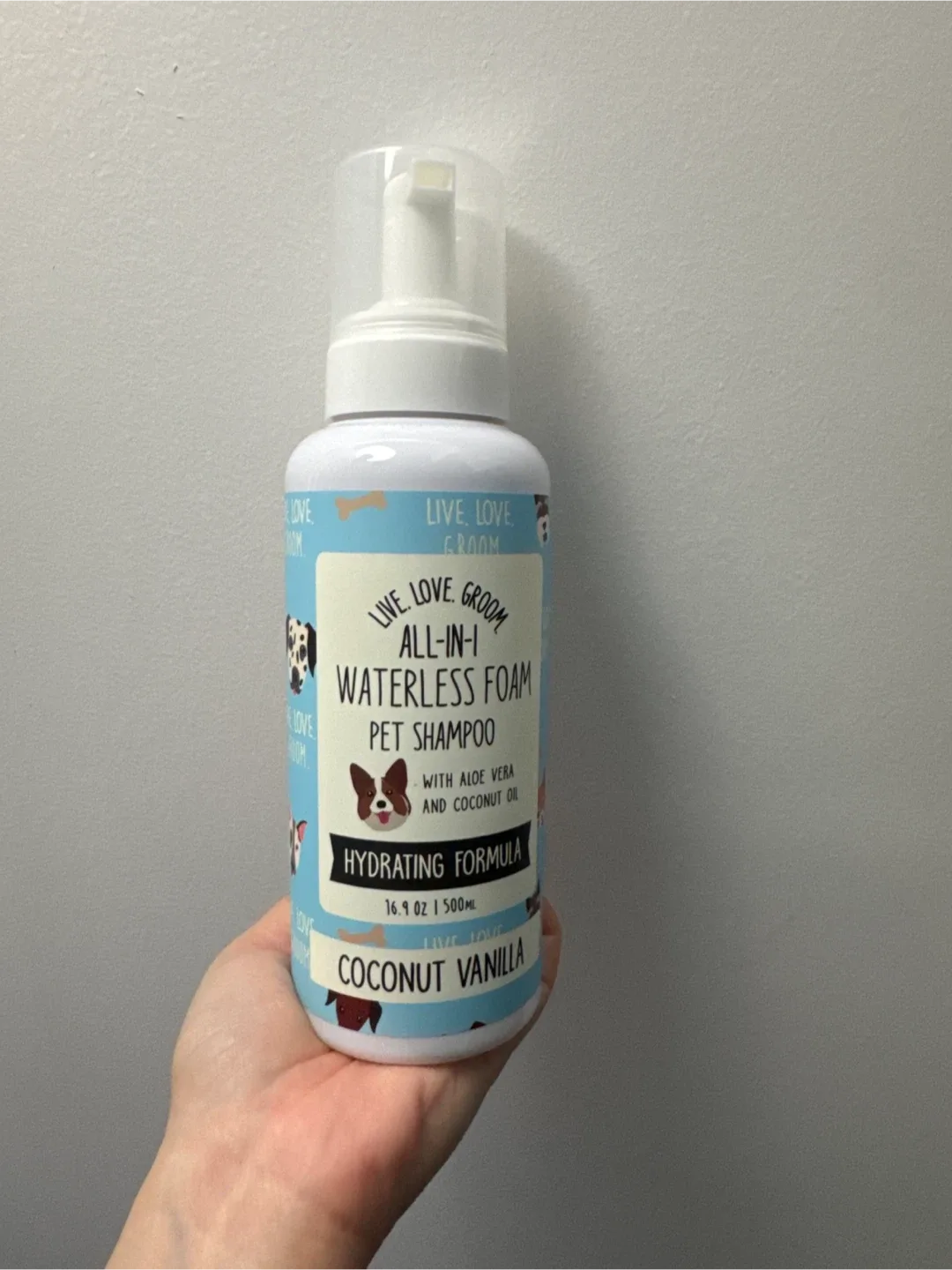 Waterless Pet Shampoo - Coconut Vanilla Scent