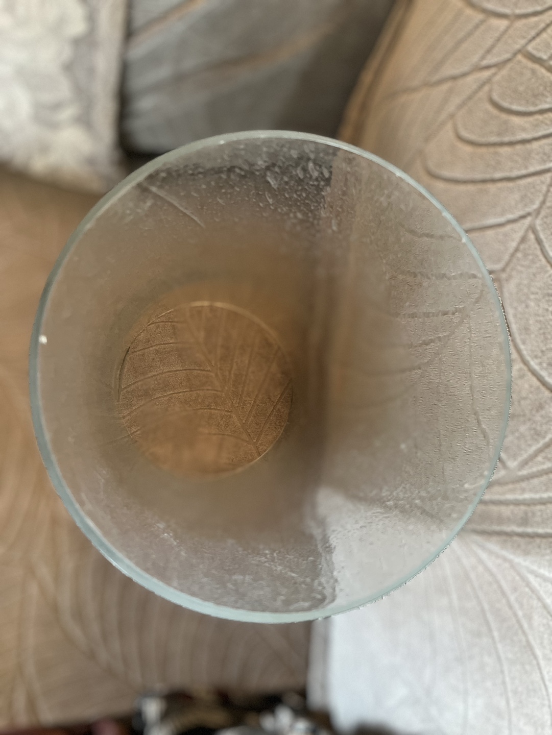 Clear Glass-7” Diameter, 14” Height - photo 2