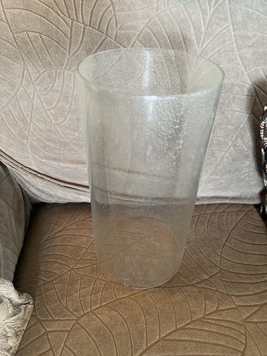 Clear Glass-7” Diameter, 14” Height