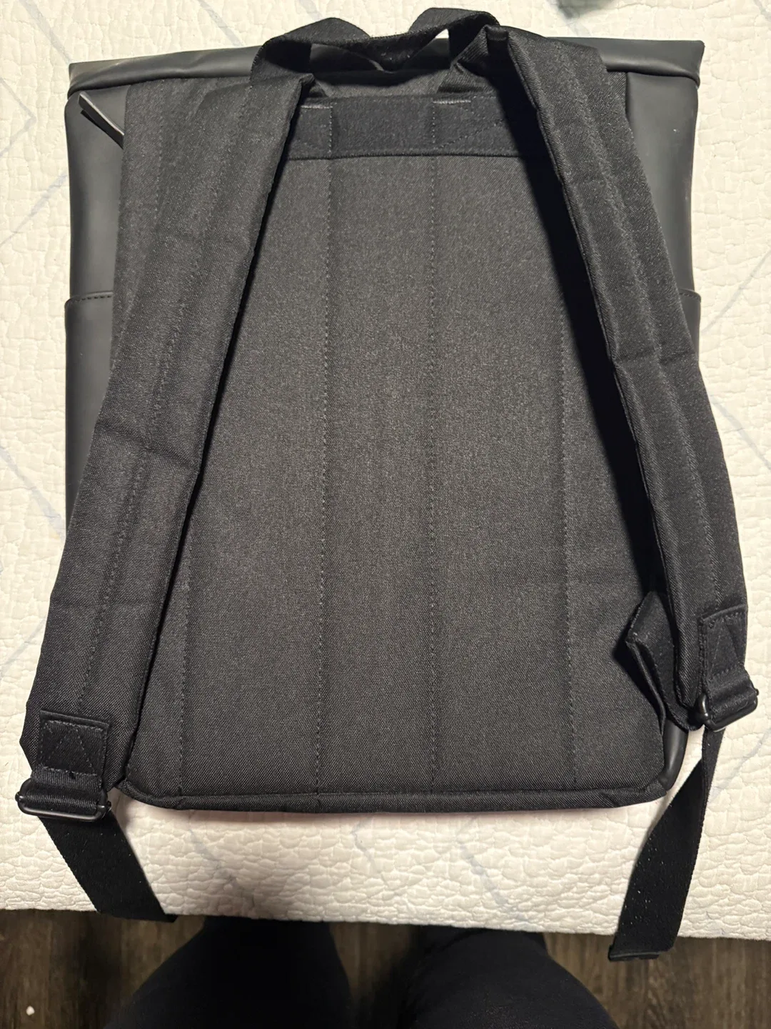 Rains Rolltop Rucksack - Black image indicator(2)