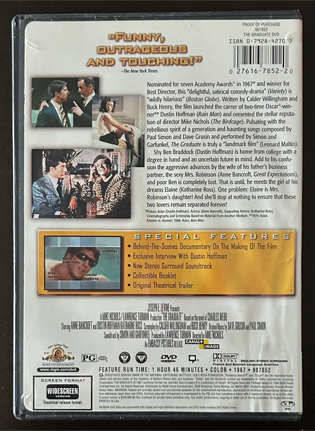 The Graduate DVD - Special Edition image indicator(2)