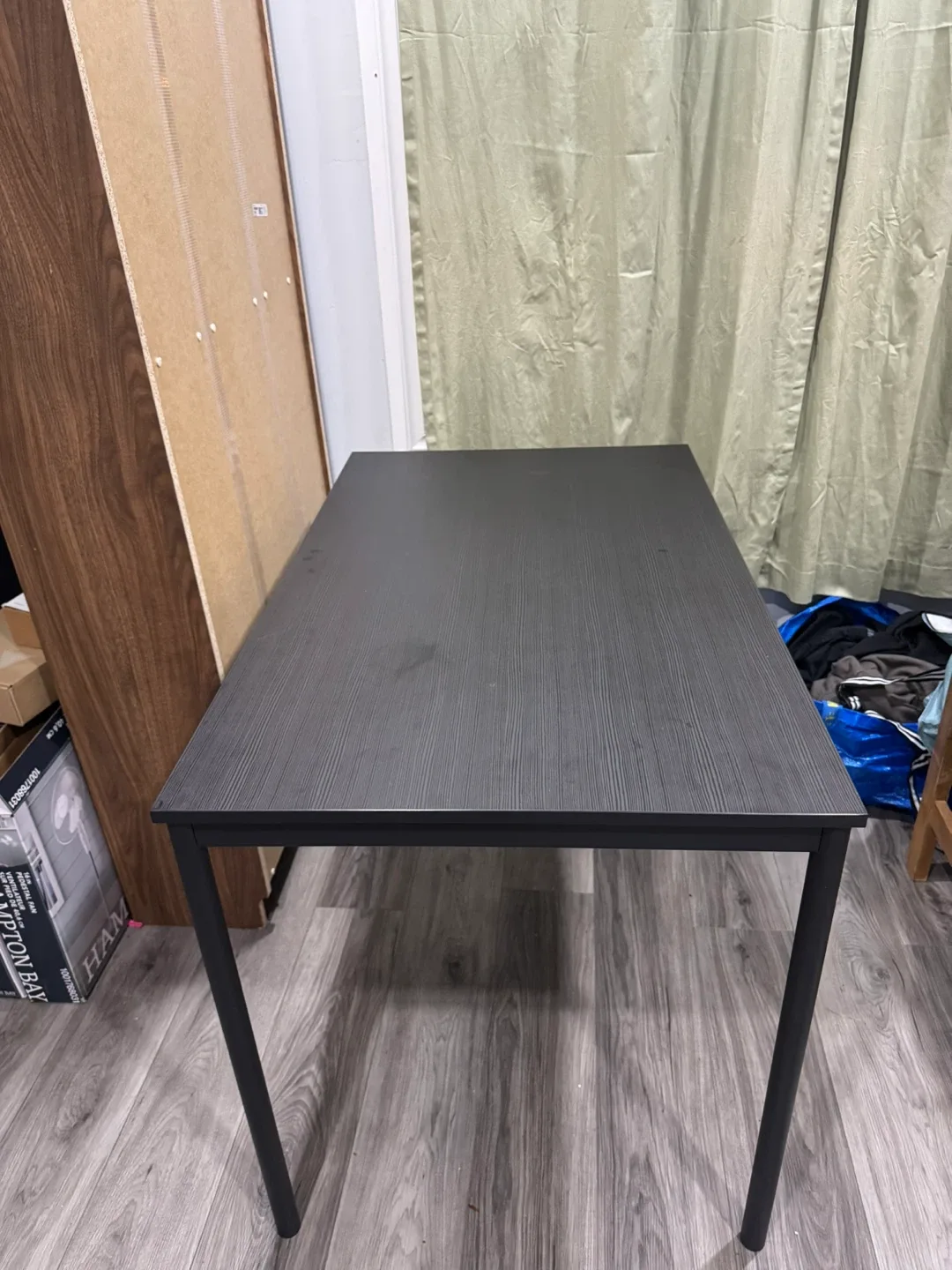 IKEA Black Dining Table - 43 1/4" x 26 3/8"