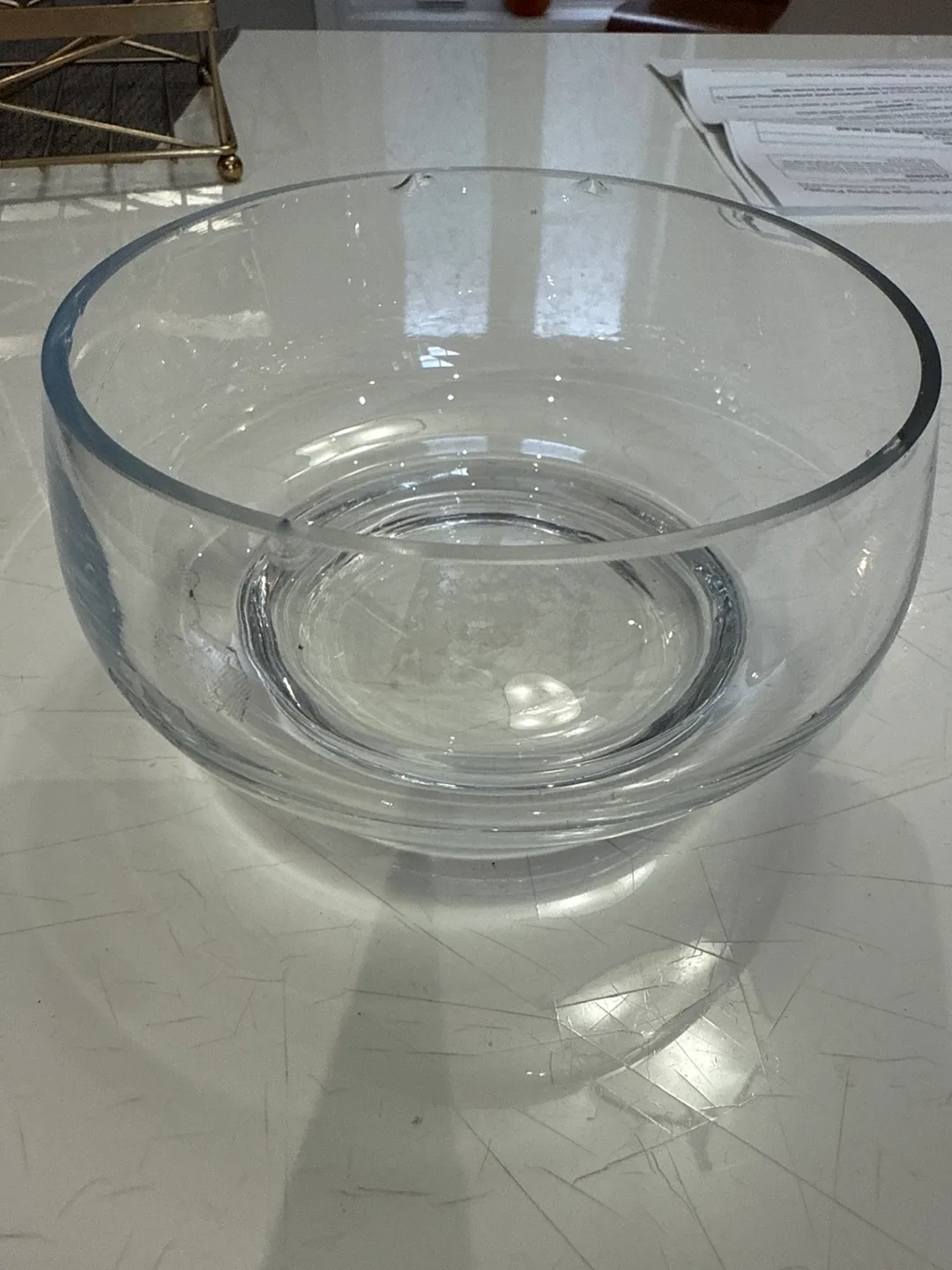 Clear Glass Bowl