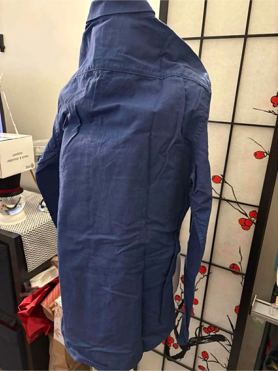 Zara Slim Fit Button Down Shirt - Size L image indicator(3)