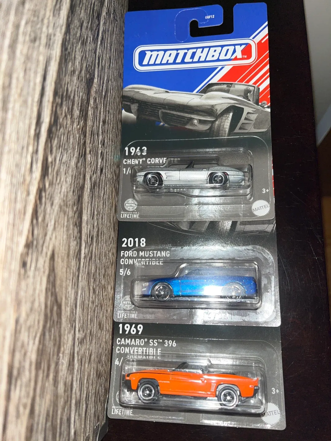 Matchbox 3-Pack: '63 Corvette, '18 Mustang, '69 Camaro image indicator(4)