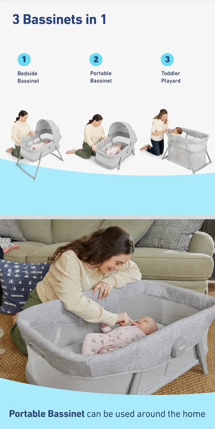 Graco 3-in-1 Portable Bassinet image indicator(3)