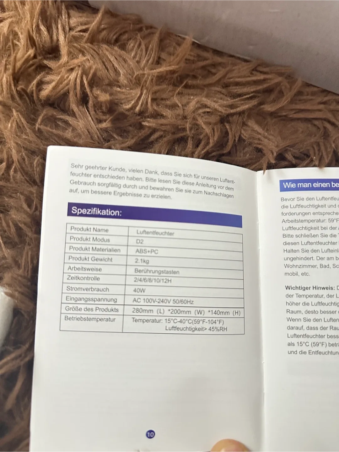 Dehumidifier D2 - New in box