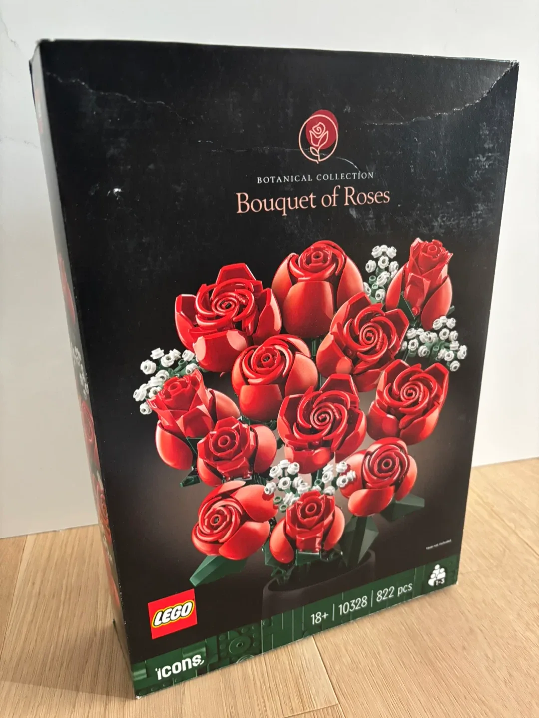 LEGO Botanicals: Bouquet of Roses, Pre-Owned, Assembled, In Box