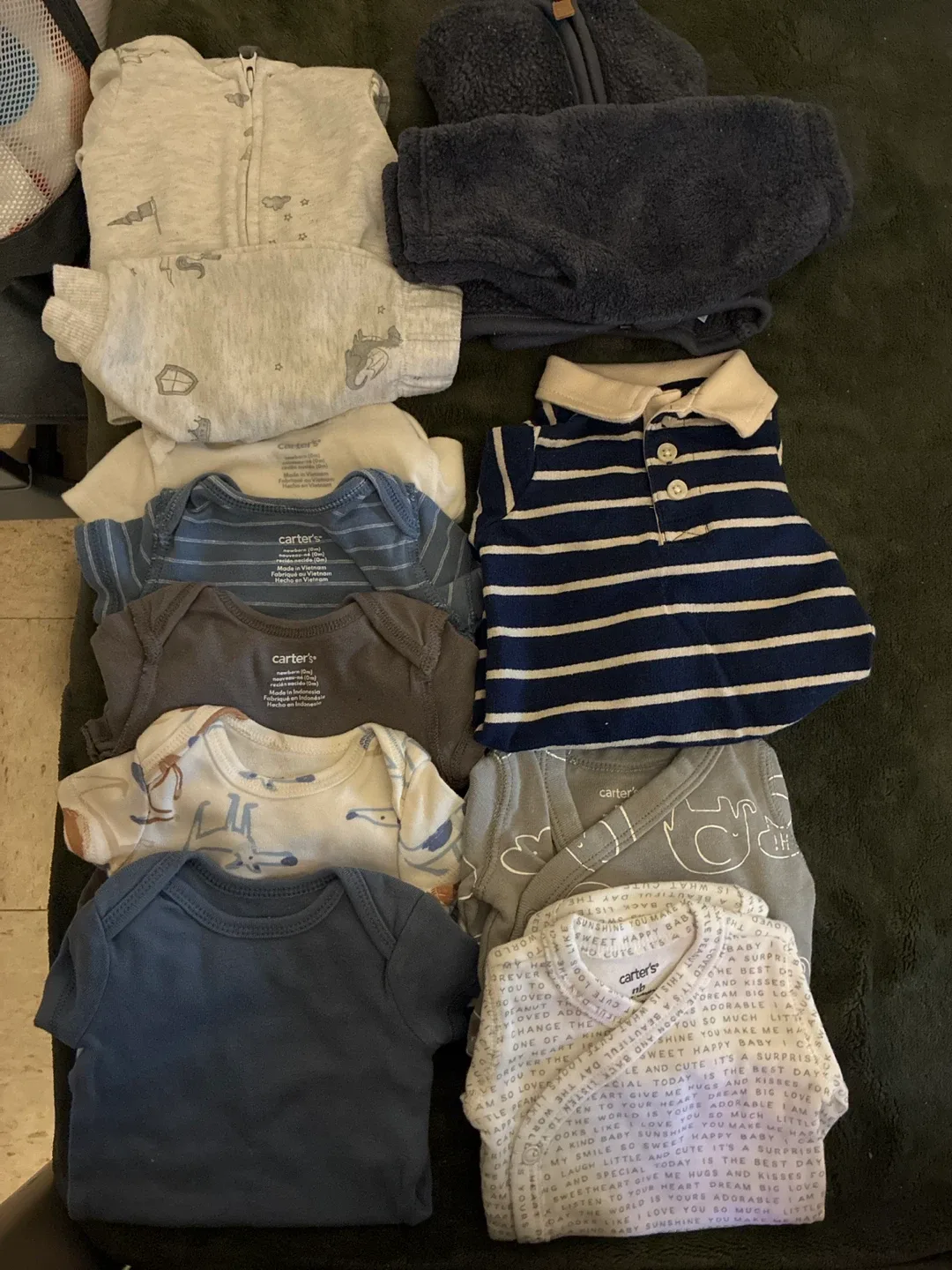 Carter's Newborn Baby Clothes Bundle