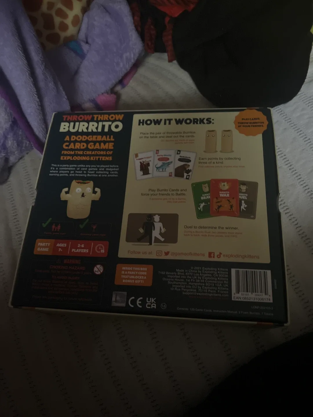 Throw Throw Burrito Dodgeball Card Game image indicator(2)