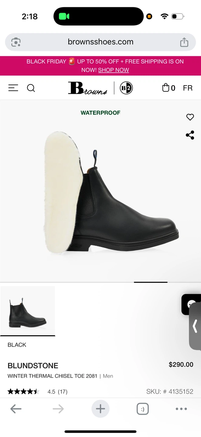 Brand New! Blundstone Winter Thermal Chisel Toe - photo 3