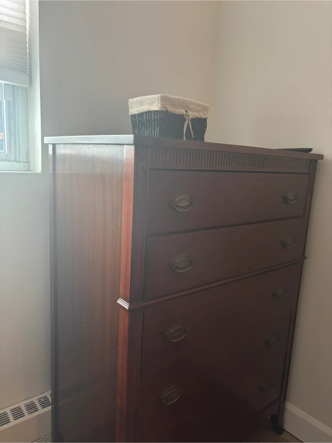 Wooden 4-Drawer Dresser image indicator(2)