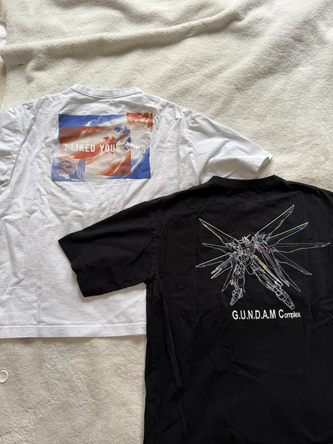 Two Graphic T-Shirts Gundam
