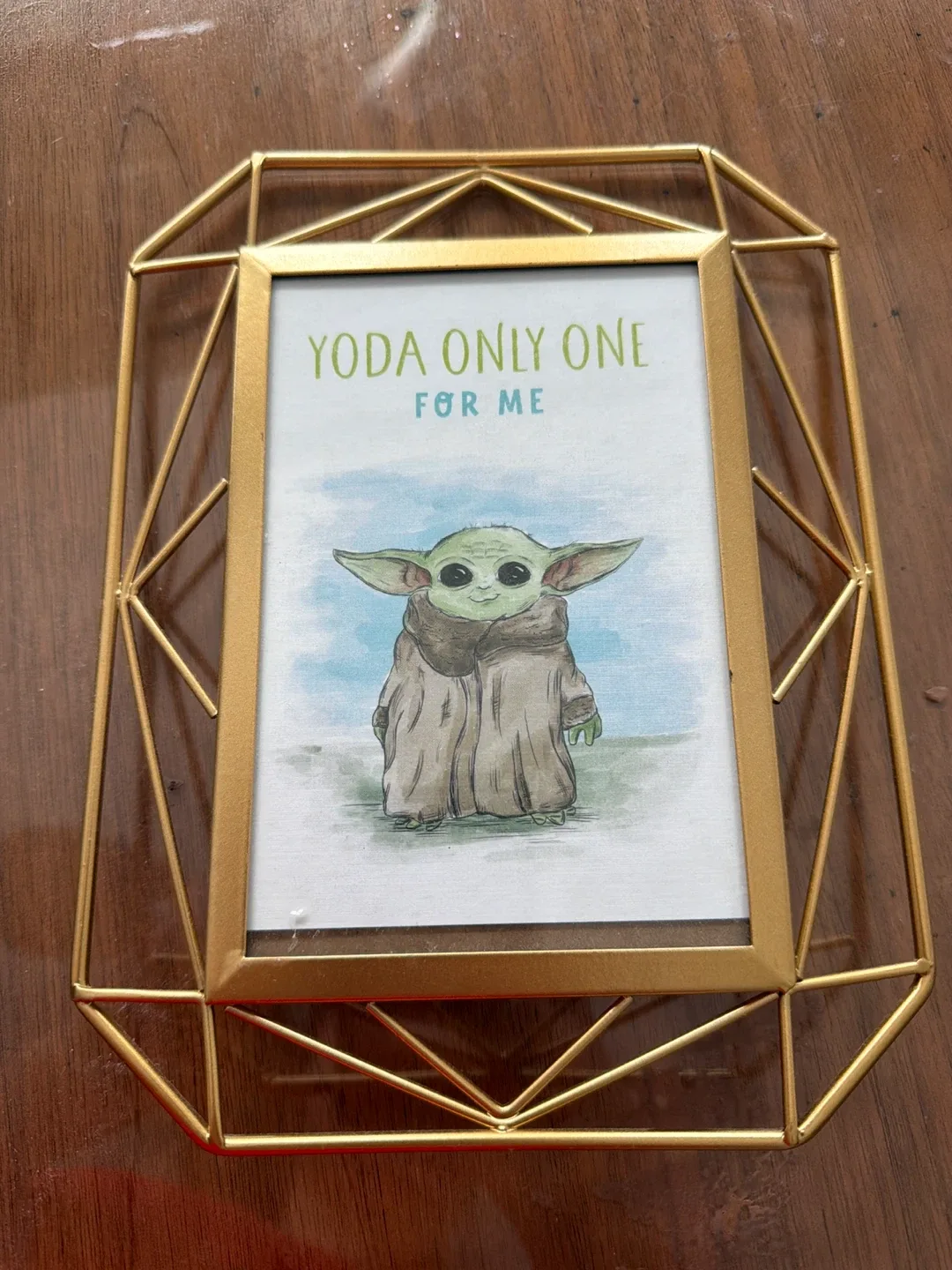 Gold Geometric Picture Frame