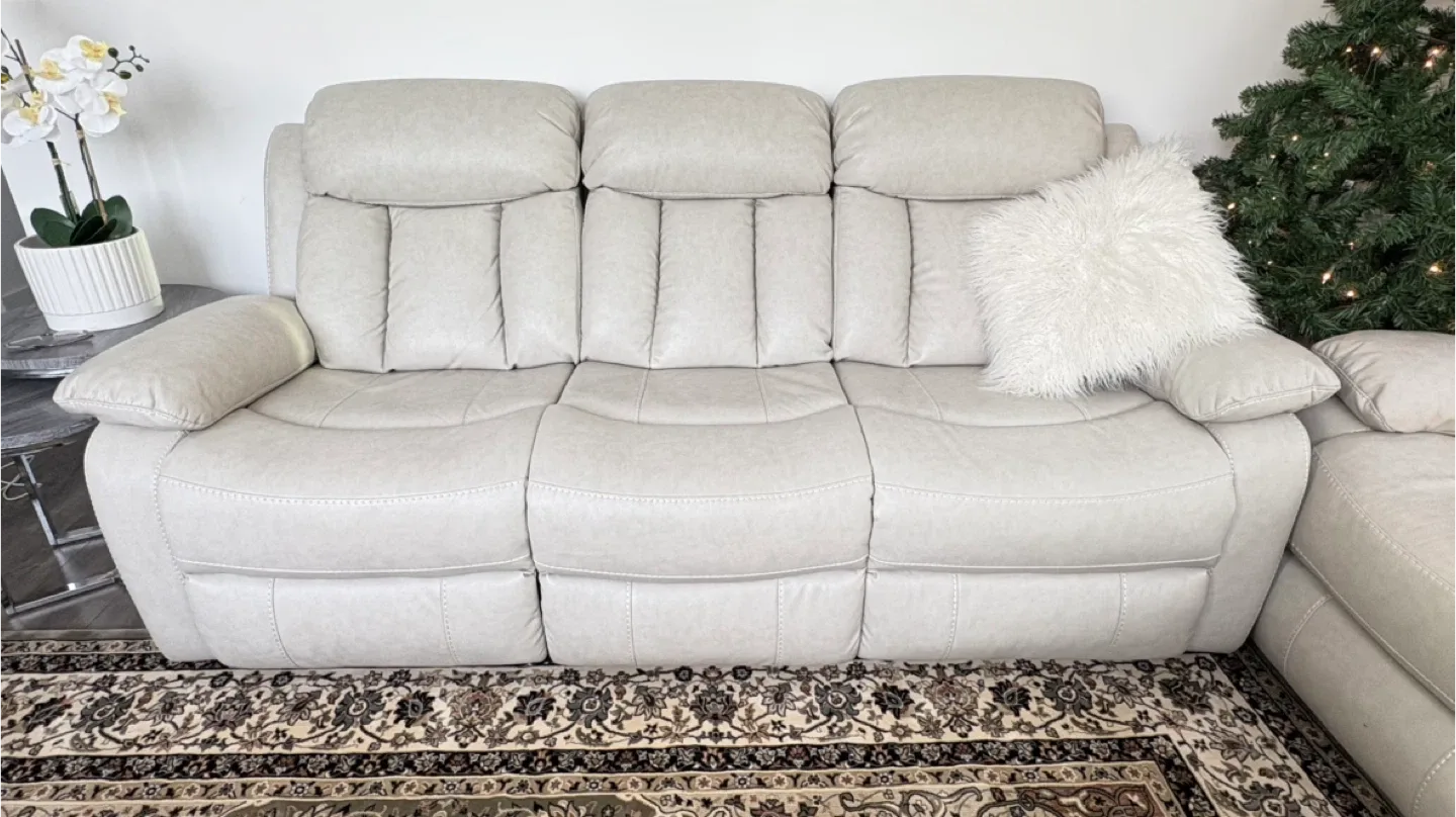 Light Grey Reclining Sofa image indicator(2)