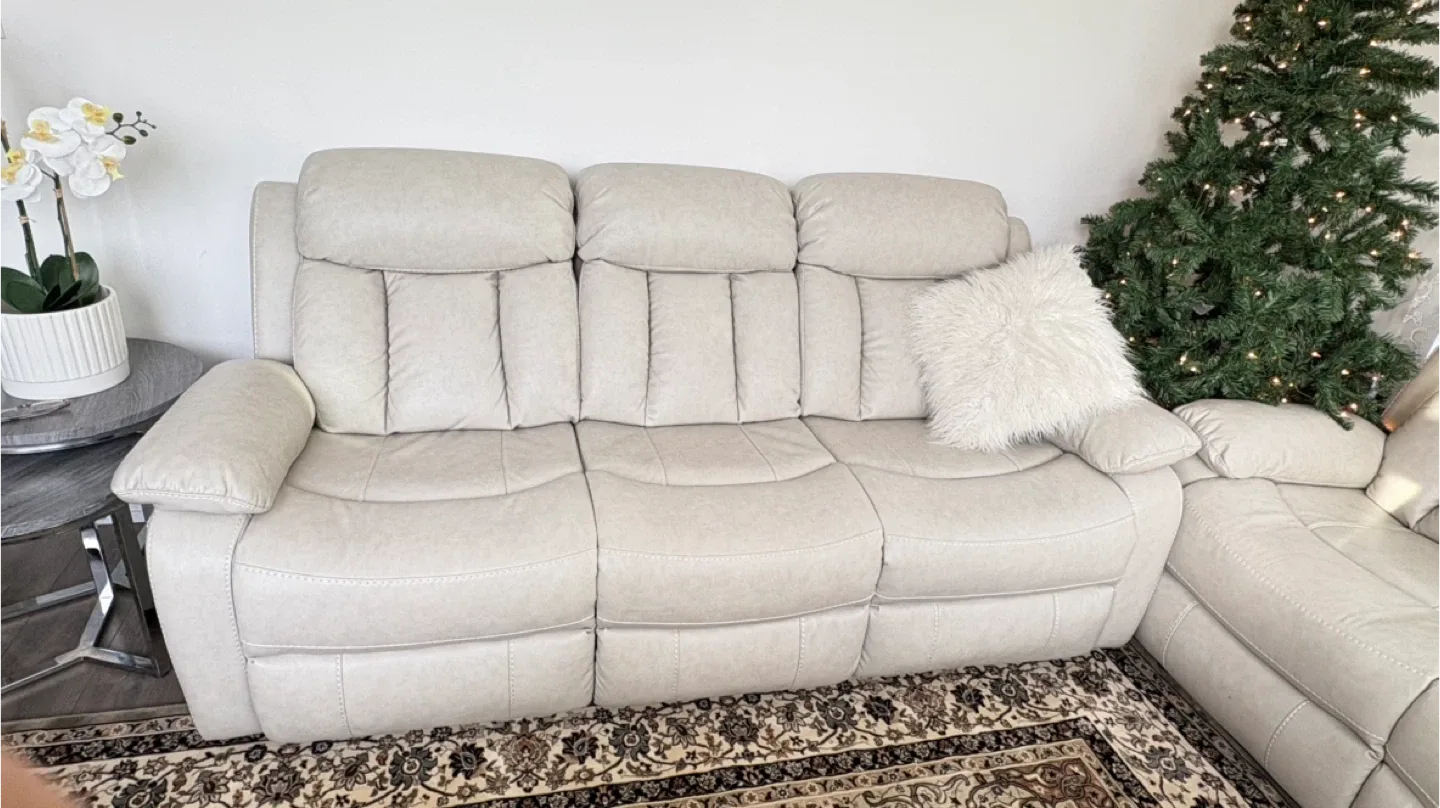 Light Grey Reclining Sofa image indicator(7)