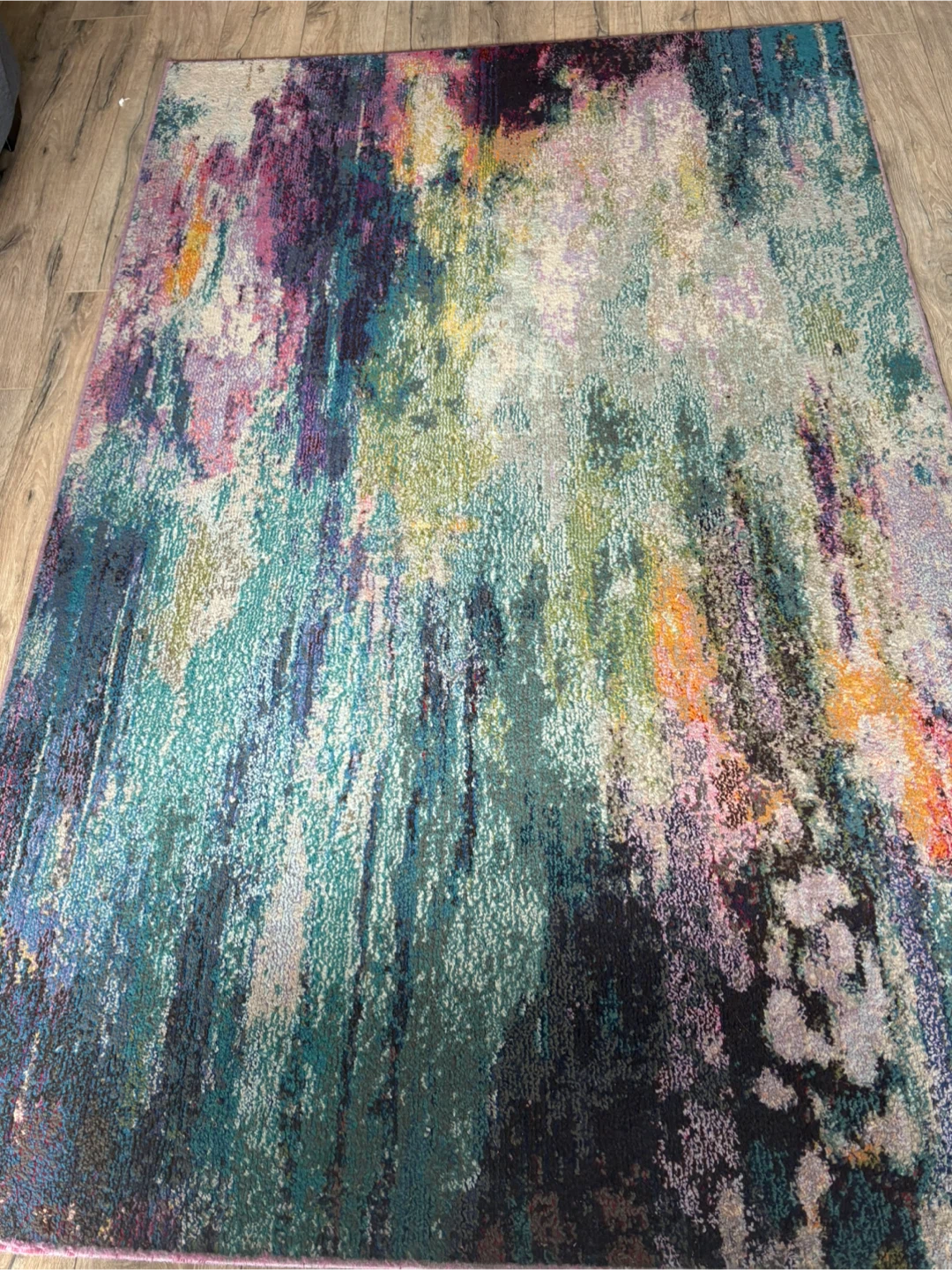 CARPET: Unique Loom Spectrum Area Rug - 5x8 - Multicolor - photo 4