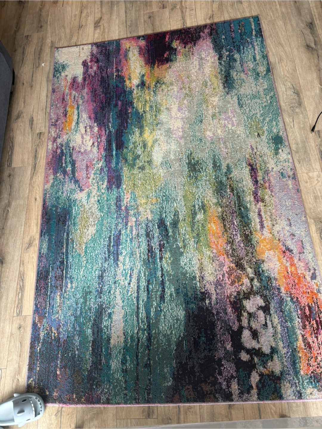 CARPET: Unique Loom Spectrum Area Rug - 5x8 - Multicolor