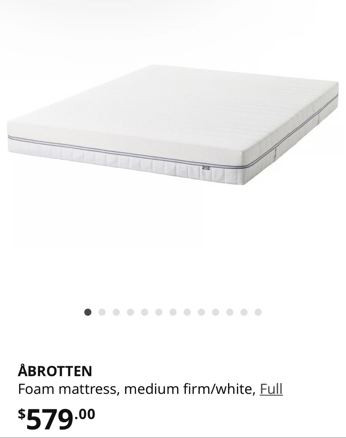 IKEA ÅBROTTEN Full Size Mattress