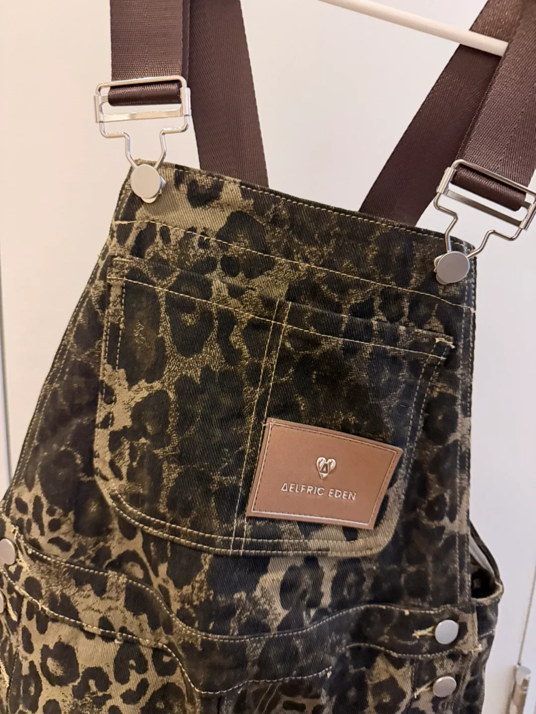 Aelfric Eden Leopard Print Overalls small image indicator(2)