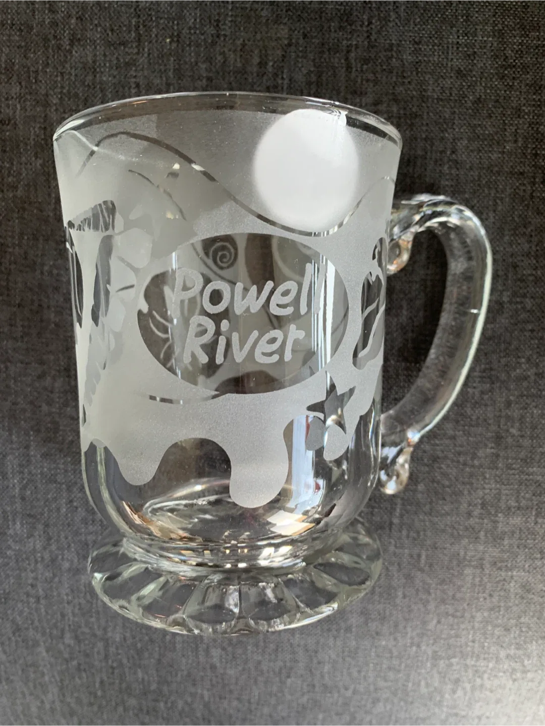 Powell River Clear Glass Mug image indicator(2)