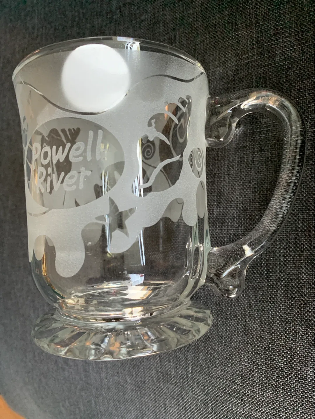 Powell River Clear Glass Mug image indicator(4)