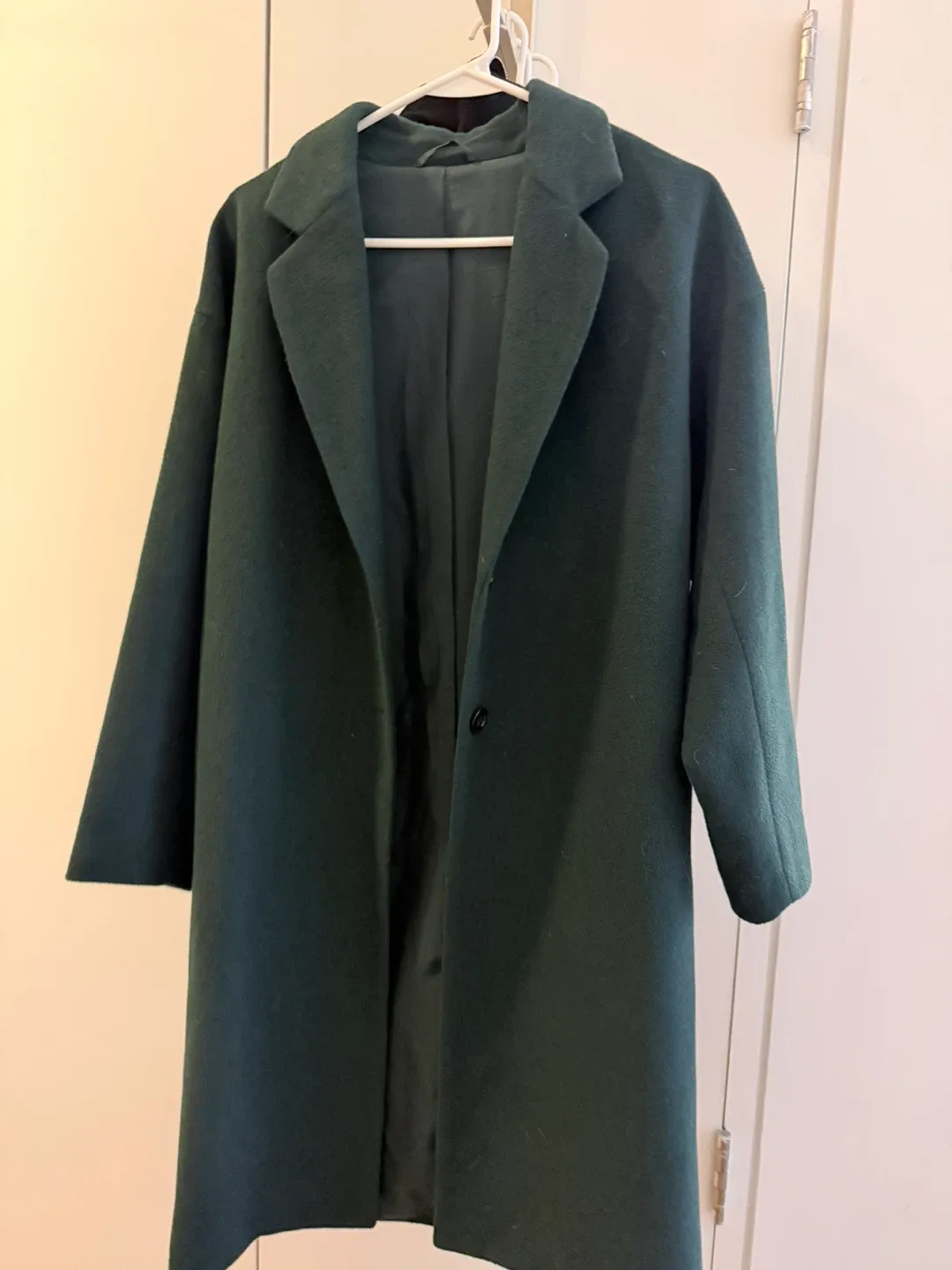 Uniqlo Green Wool Coat Small image indicator(2)